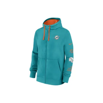 Nike Miami Dolphins Club Men's Nike Nfl Full-Zip Hoodie