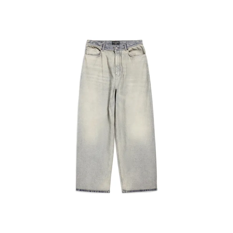 Balenciaga Mid Waisted Baggy Jeans-0