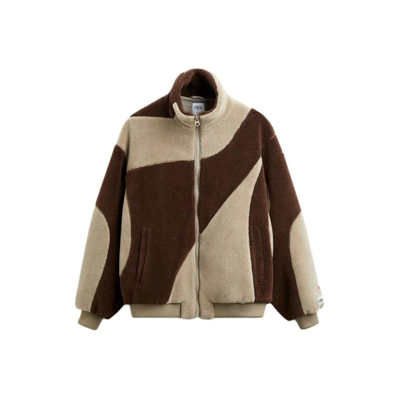ZARA Jackets Coats Men's Beige Brown-0