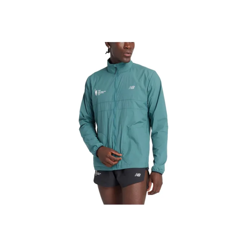 New Balance NYC Marathon Athletics Jacket Men New Spruce-0