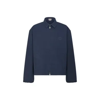 DIOR SS25 Summer Men's Clothing Collection Jackets & Coats Men's Marine Blue
