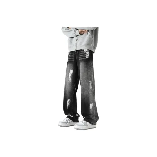 PANDA ADEVIL Jeans Unisex Black Gray