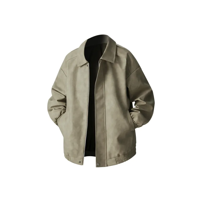 ZMOH Leather Jacket Unisex Couple's-0