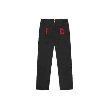 Ice Cream Running Dog print Jeans