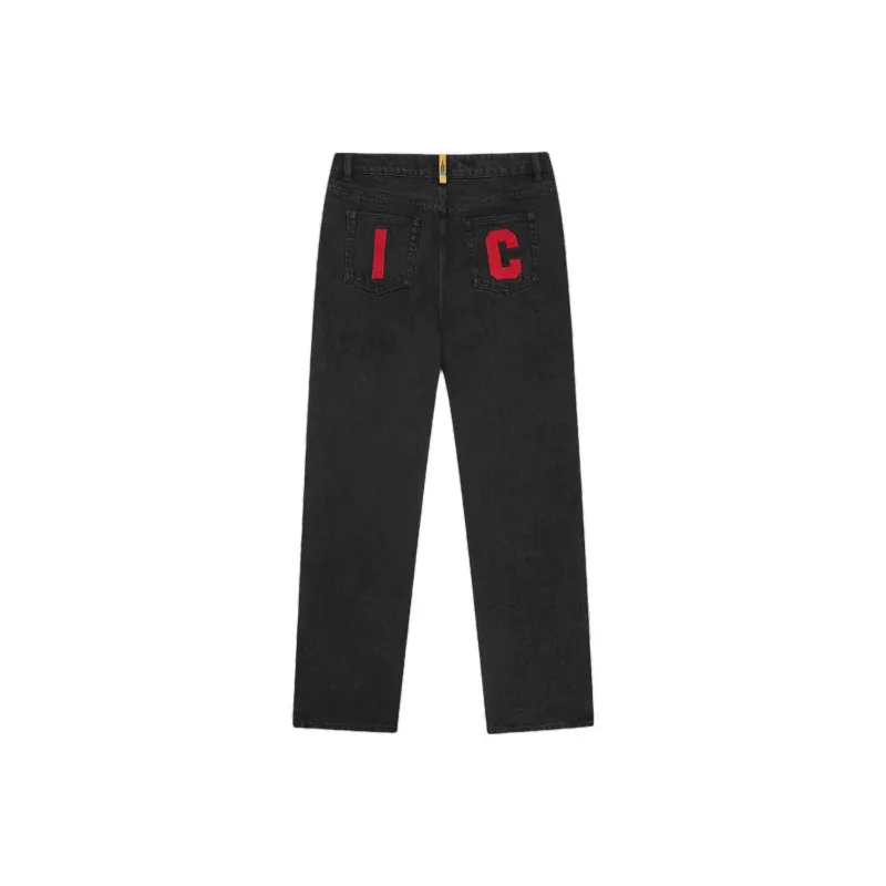 Ice Cream Running Dog print Jeans-0
