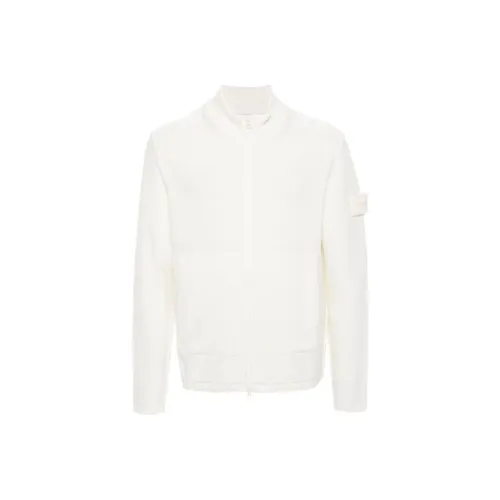 STONE ISLAND Compass motif Zip up Cardigan