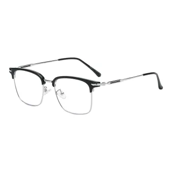 Cranta Komeia TR/Memory Plastic Metal Square Sunglasses Unisex