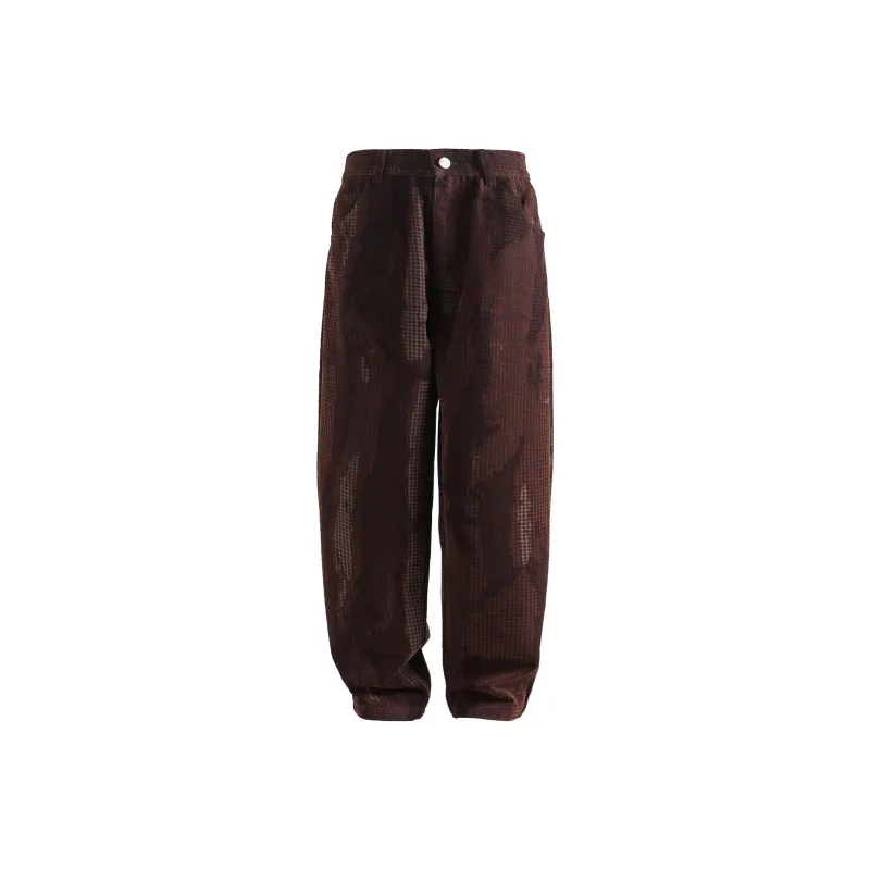 ME DA IGUAL Jeans Men's Burgundy-0