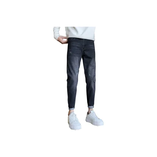 FASTFISH Jeans Unisex Black