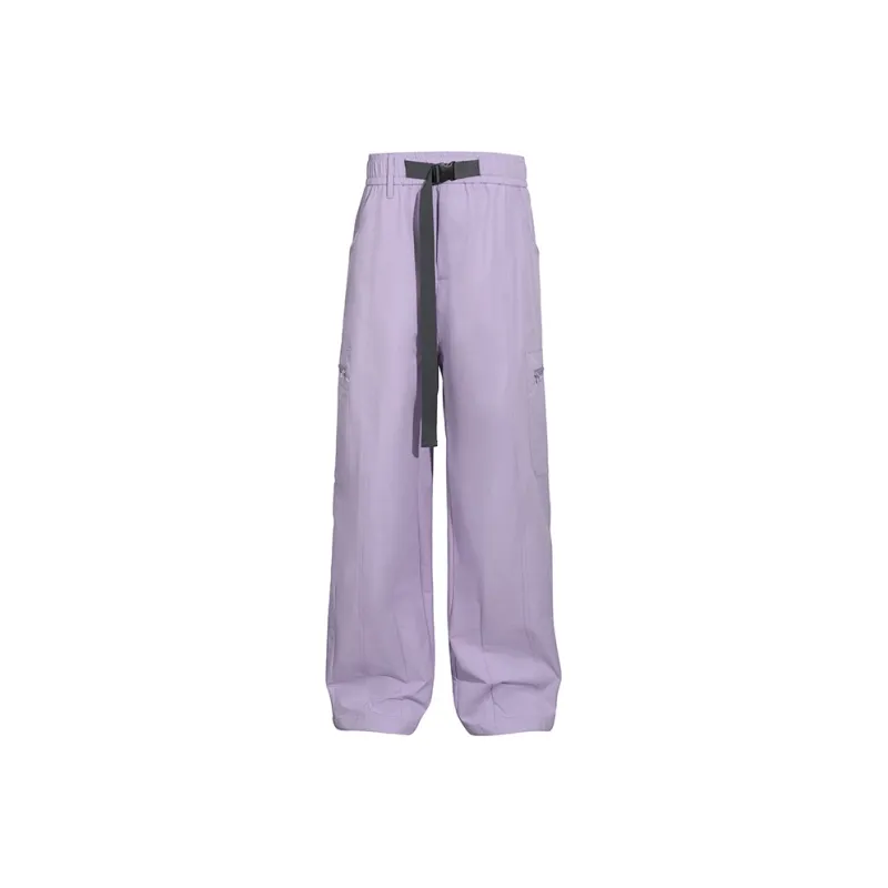 KIRHNE Casual Pants Unisex Purple-6