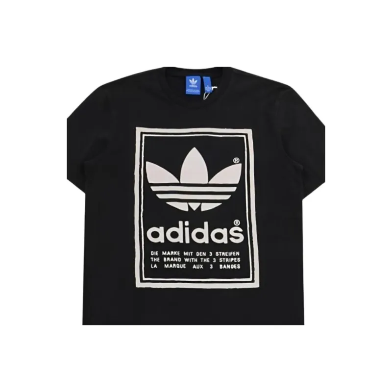 Adidas Originals T Shirts Men Black-4