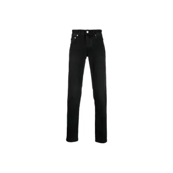 BARBA Logo patch Cotton blend Slim Jeans