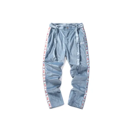 Coca cola X Guuka Casual Pants Unisex Dusty Blue