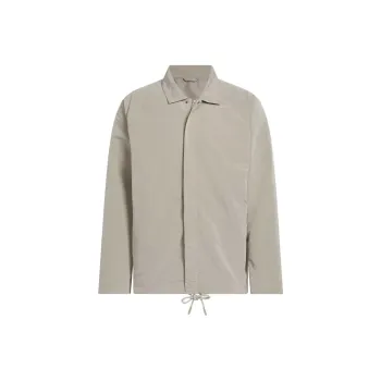 Adidas BASKETBALL THE 2025 COLLECTION CHAPTER 02 COACH Jackets Coats Unisex Light Sesame Gray Umber