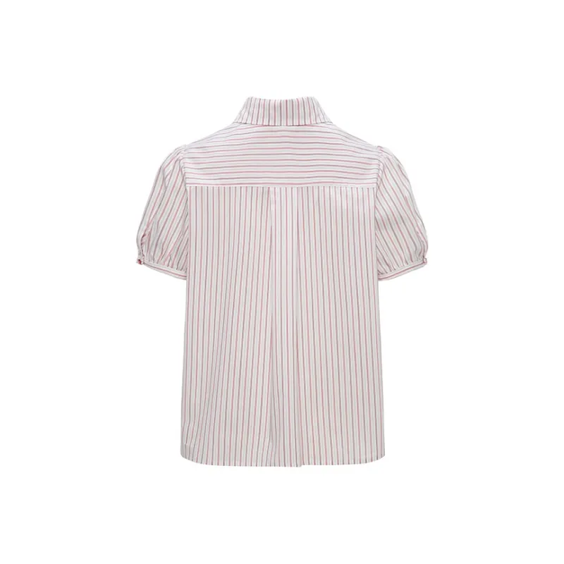 KING PRINCE Shirt Women's Red Stripes-1