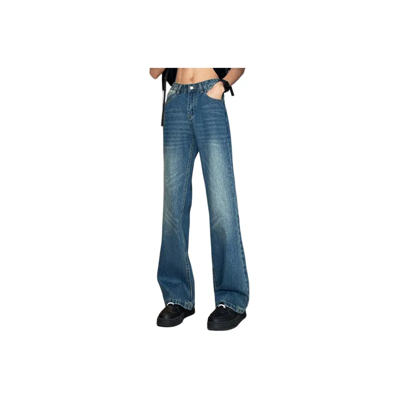 POLAR BEAR Ripped Versatile Refreshing Jeans Unisex-7
