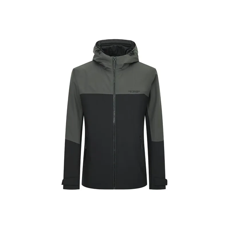 SAINT ANGELO Jackets Coats Men's Black & Stone Gray-0