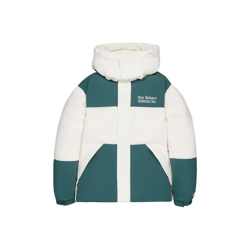 New Balance Light & City Pack Down Jacket Men's Ivory White-0