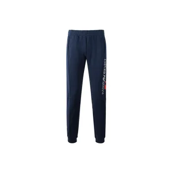 EMPORIO ARMANI EA7 SS23 Knitted Sweatpants Men's Marine Blue
