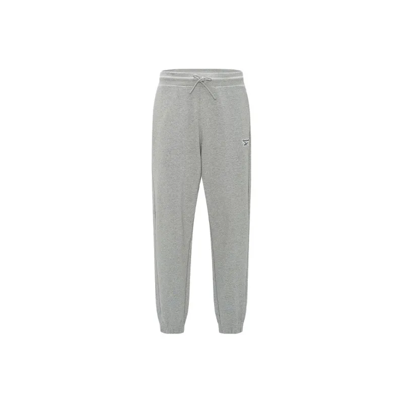Reebok Knitted Sweatpants Unisex Medium Heather Gray-0