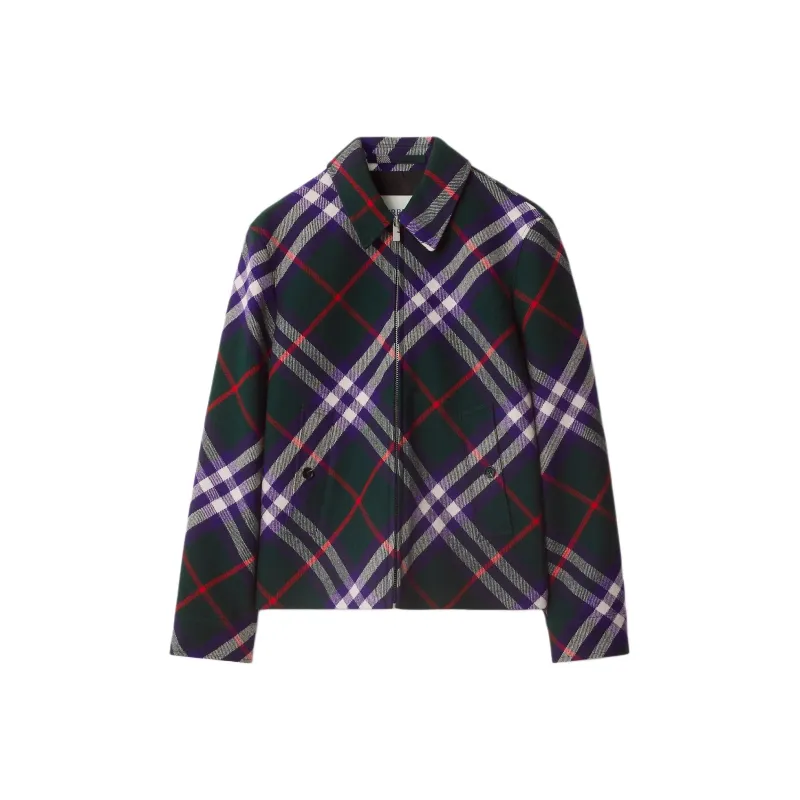 Burberry Jackets Coats Men's Purple-0