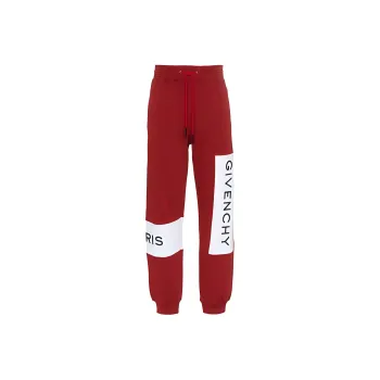 Givenchy Knitted Sweatpants Men Red
