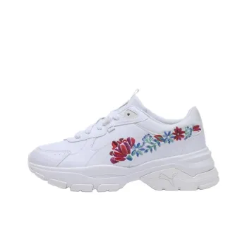 PUMA Cassia Via Anti Slip Wear Resistant Low Top Casual Shoes Women's White