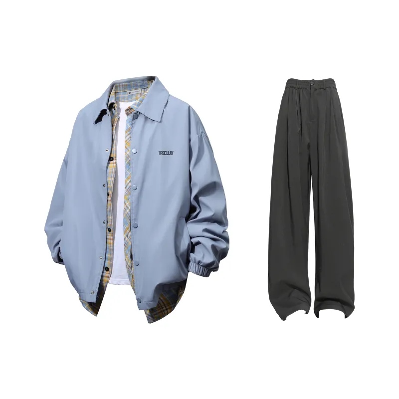 Tre Club Jackets Coats Unisex Light Blue-10