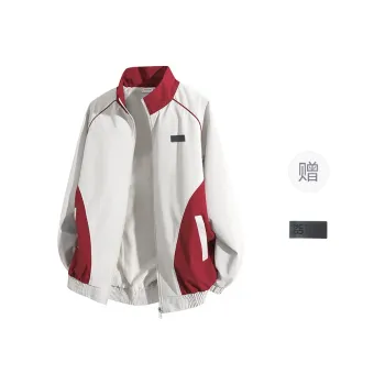 YOSICIL Jackets Coats Unisex Apricot Red