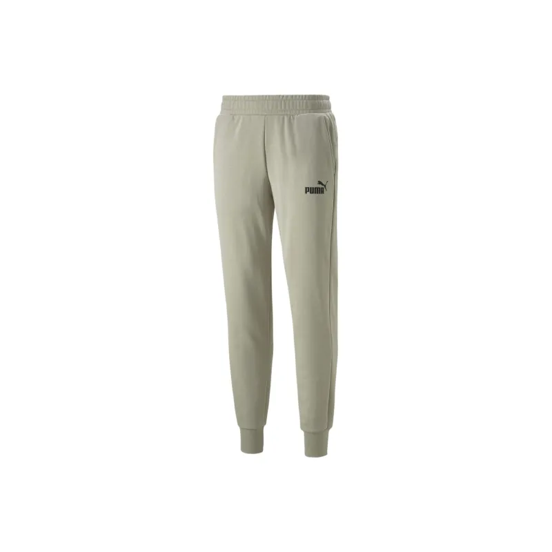 PUMA Essentials Logo Men's Sweatpants Knitted Sports Pants Men's Pebble Gray-0