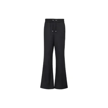 BALMAIN Wide leg Virgin wool Trousers