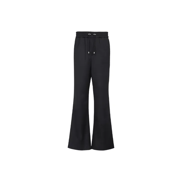 BALMAIN Wide leg Virgin wool Trousers-0