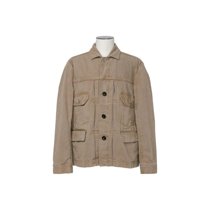 Sacai Single Breasted Denim Jacket-0