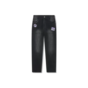 LiNing Jeans Men Black Denim