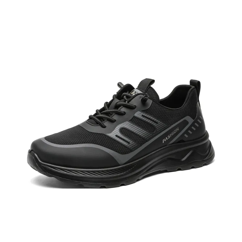 Jerden Smith Breathable Coverage Low Top Casual Shoes Men's Black-2