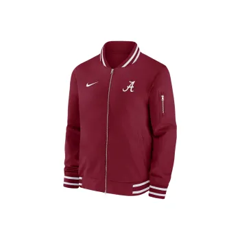 Nike Alabama Crimson Tide Sideline Men's Nike College Full-Zip Bomber Jacket