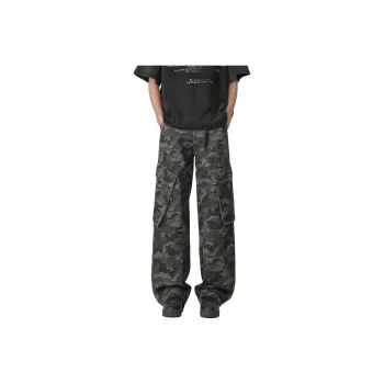 TINA GIA Jeans Men's Camouflage Gray