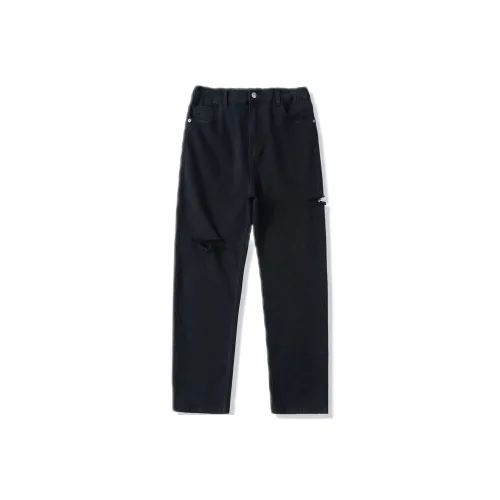 98SQUID Jeans Unisex White Black