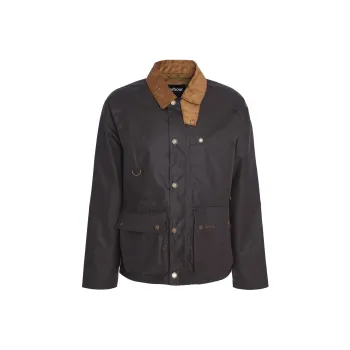 BARBOUR Utility Spey Waxed Jacket Jackets Coats Men's Brown