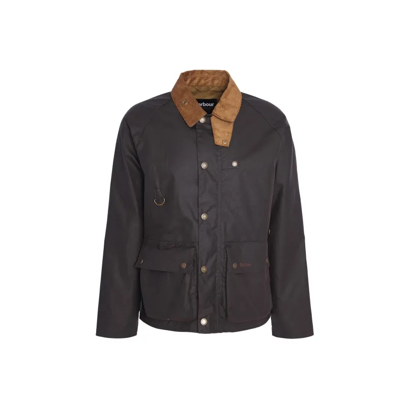 BARBOUR Utility Spey Waxed Jacket Jackets Coats Men's Brown-0