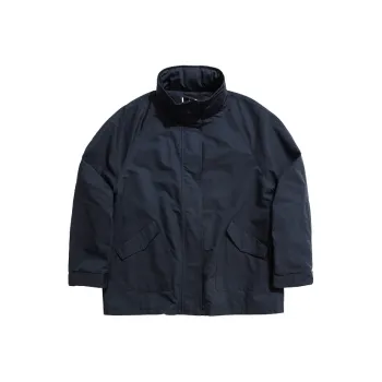 COUNTRY MOMENT Jackets Coats Unisex Navy Blue