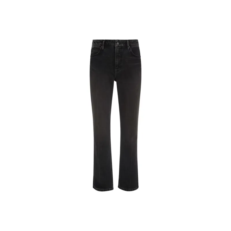 GUESS High rise Straight leg Jeans-0