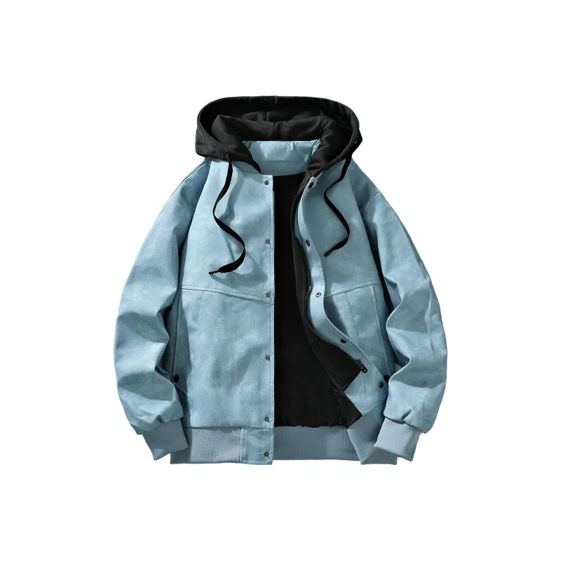 Yalu Jackets Coats Unisex Coffee-4