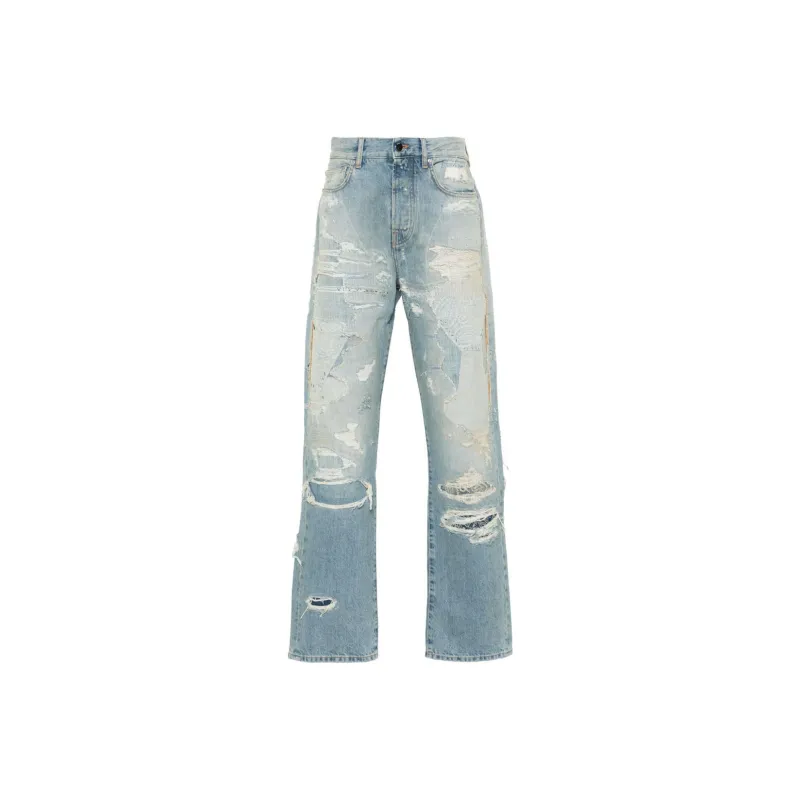 AMIRI Repaired Straight Jean-0