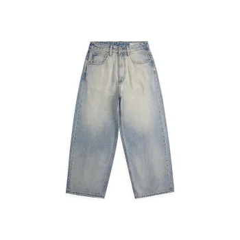 ZENGZHI Jeans Unisex Vintage