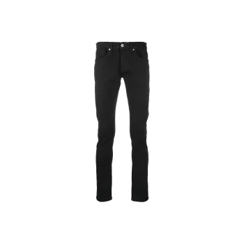 Dondup Logo Plaque Straight-Leg Jeans