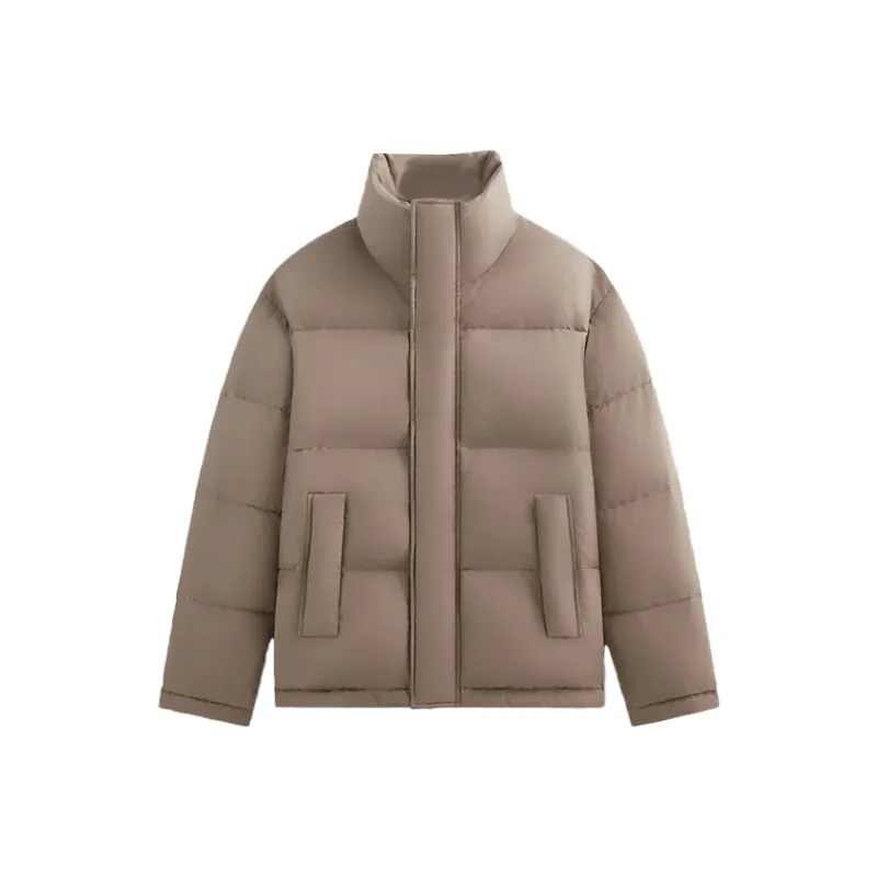 KITH 101 X Auralee Finx Polyester Chambray Down Coat-0