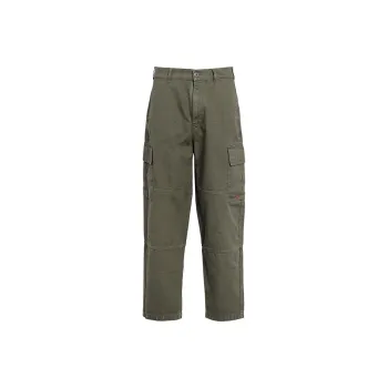 BARBOUR FW23 Cargo Pants Men's Gray Green