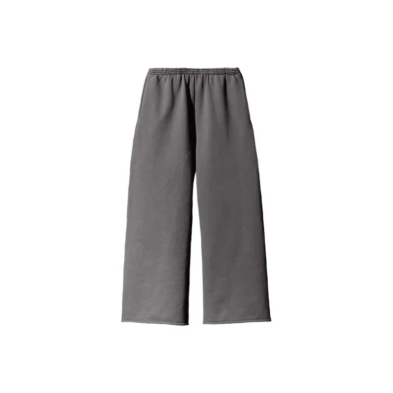 Balenciaga X YEEZY X Gap X Balenciaga Casual Pants Men Dark Gray-0
