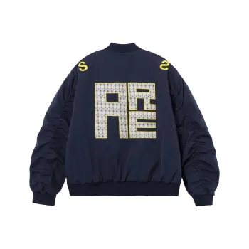 SOCKKEY Jackets Coats Unisex Navy Blue